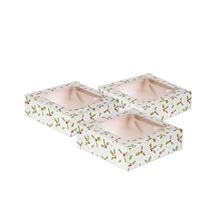 Picture of HOLLY SMALL SQUARE TREAT BOXES WITH WINDOW